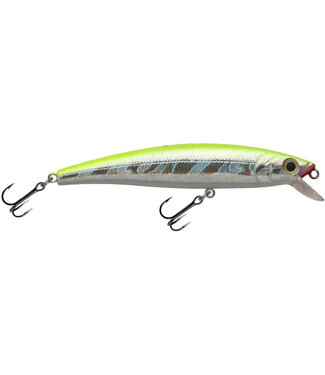 Challenger Lures JL120-396 CHALLENGER JR. MINNOW 3-1/2” 5/16 OZ SILV/CHART BACK