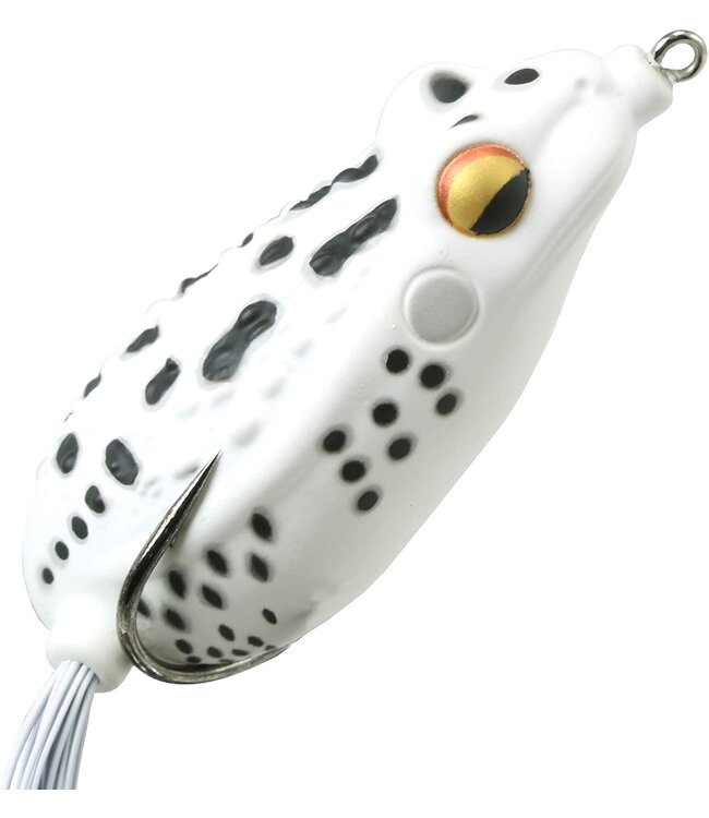 OKUMA FISHING TACKLE CORP. RATTLE TOADS 3.5 WHITE FROG
