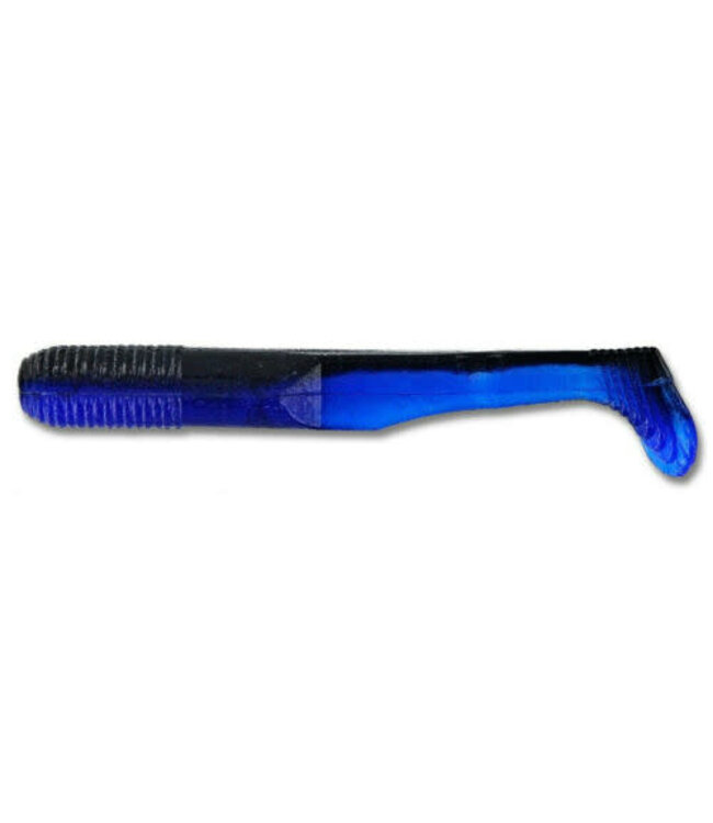 GARY YAMAMOTO CUSTOM BAITS 31M-07-904 YAMAMOTO SWIMSENKO 3.5" BLACK W/BLUE LAMINATE