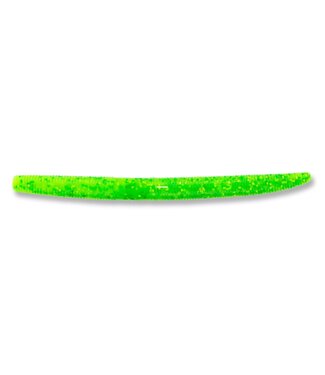 GARY YAMAMOTO CUSTOM BAITS YAMAMOTO 5” SENKO CHARTREUSE W/LG BLACK FLAKE 10pk