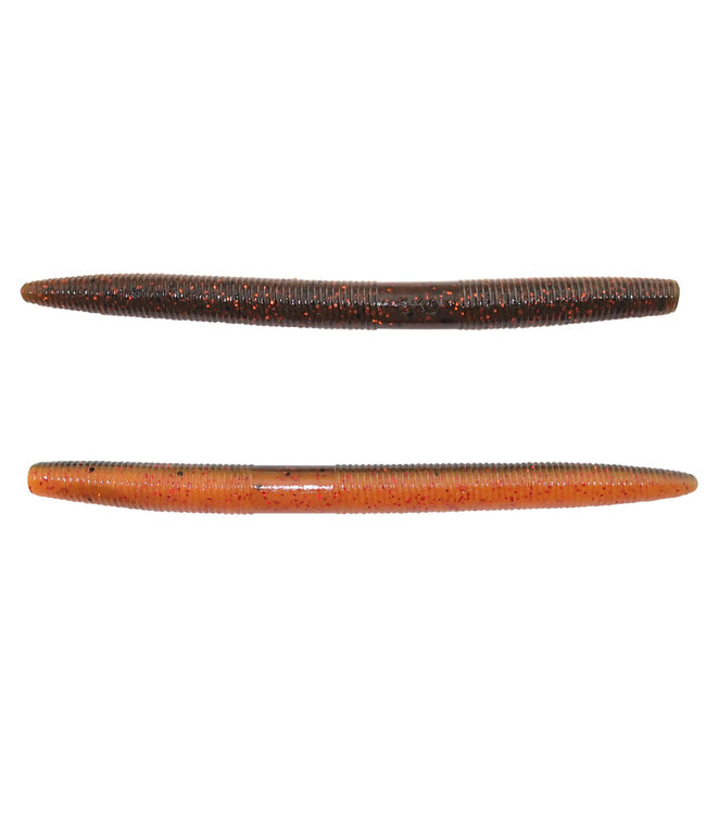 GARY YAMAMOTO CUSTOM BAITS 9S-10-956 YAMASENKO WORM 4”  WATERMELON W/COPPER FLAKE