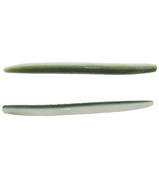 GARY YAMAMOTO CUSTOM BAITS 9S-10-901 YAMASENKO WORM 4” WATERMELON  & WHITE LAMINATE