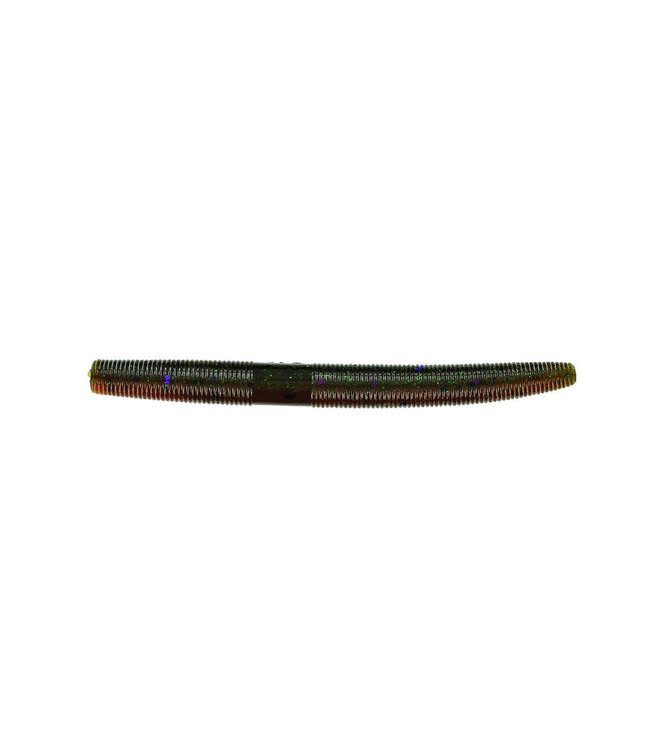 GARY YAMAMOTO CUSTOM BAITS YAMAMOTO 4” SENKO DK GREEN PUMPKIN/AMBER LAMINATE