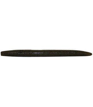 9-10-297 YAMASENKO WORM 5" GREEN PUMPKIN BLACK FLAKE