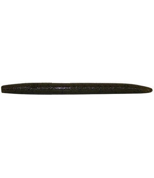 9-10-297 YAMASENKO WORM 5" GREEN PUMPKIN BLACK FLAKE