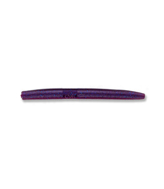 GARY YAMAMOTO CUSTOM BAITS 9S-10-234 YAMASENKO WORM 4”  PURPLE PEARL W/SMALL BLUE