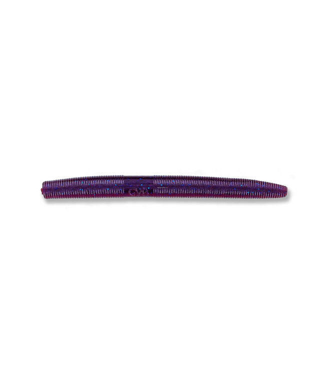 GARY YAMAMOTO CUSTOM BAITS 9S-10-234 YAMASENKO WORM 4”  PURPLE PEARL W/SMALL BLUE