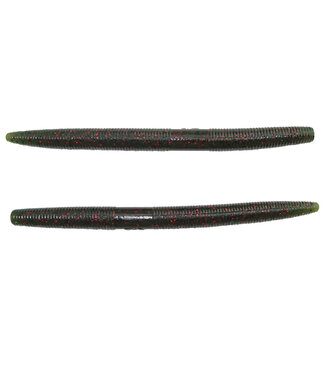 GARY YAMAMOTO CUSTOM BAITS 9S-10-955 YAMASENKO WORM 4”  WATERMELON BLACK W/RED