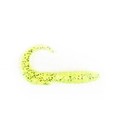 X-ZONE 01308 PRO SERIES X-ZONE LURES  3" GRUB CHARTREUSE SHINE