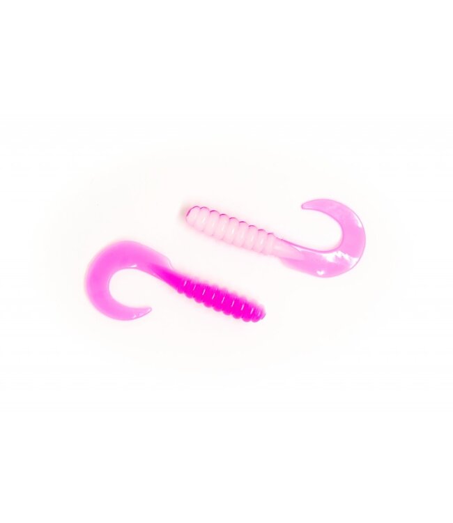 X-ZONE 01741 PRO SERIES X-ZONE LURES  3" GRUB PINK/WHITE