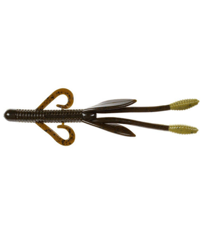 (FLYSQ5-01) BIG BITE BAITS 5" FLYING SQUIRREL GREEN PUMPKIN