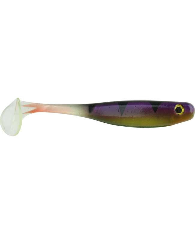 BIG BITE BAITS 3.5" Suicide Shad 5pk - Purple Perch