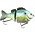 OKUMA FISHING TACKLE CORP. BIO GILL SOFT SWIMBAIT 4" 1 5/8 oz. BLACK C