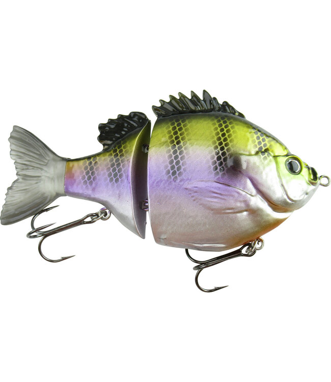 OKUMA FISHING TACKLE CORP. BIO GILL SOFT SWIMBAIT 4" 1 5/8 oz. DARK BLACK