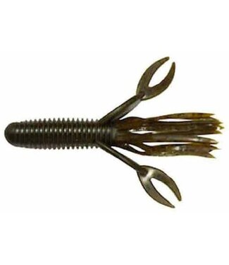(CRWT-02) BIG BITE BAITS 4" CRAW TUBE GREEN PUMPKIN