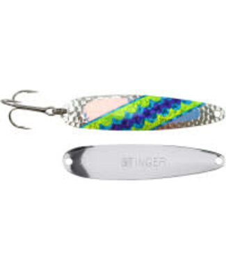 Gibbs-Delta Tackle MICHIGAN STINGER - MAGNUM - SILVER HAMMERED UV CADDY SHACK (MSH438UV)