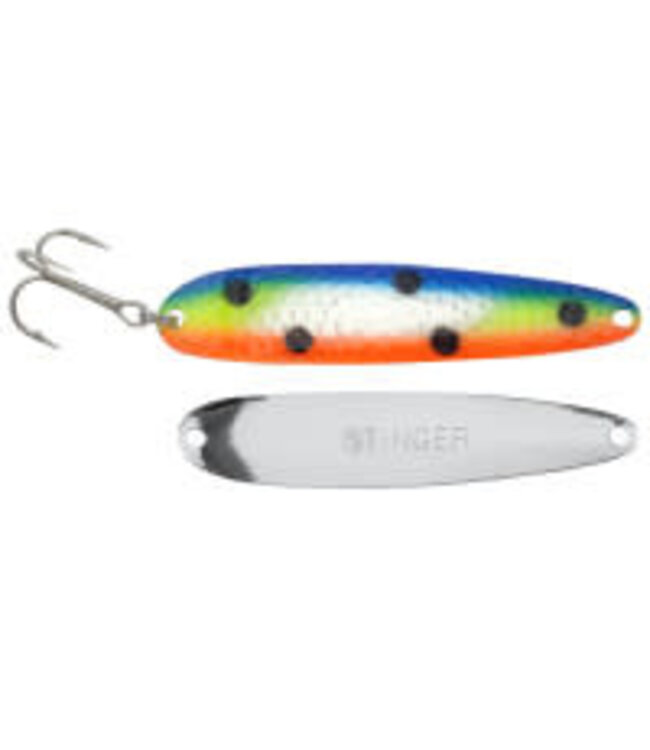 Gibbs-Delta Tackle (SH272) MICHIGAN STINGER - STINGER - SILVER HAMMERED - FREAKIN BLUE VEGGIES