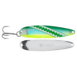 Gibbs-Delta Tackle MICHIGAN STINGER - STINGER - SILVER SMOOTH UV GREEN DOLPHIN 3.75 (S399)