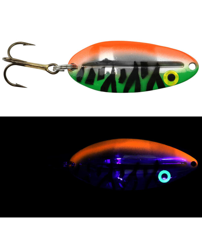 Moonshine Lures Moonshine Mainliner Casting Spoons  Metallic Wild Perch 3/4oz