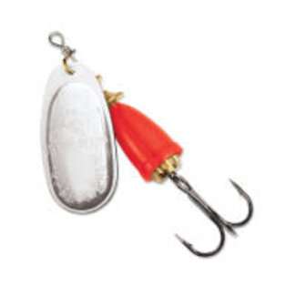 BLUE FOX SUPER VIBRAX #5 7/16oz, SILVER/FL. RED
