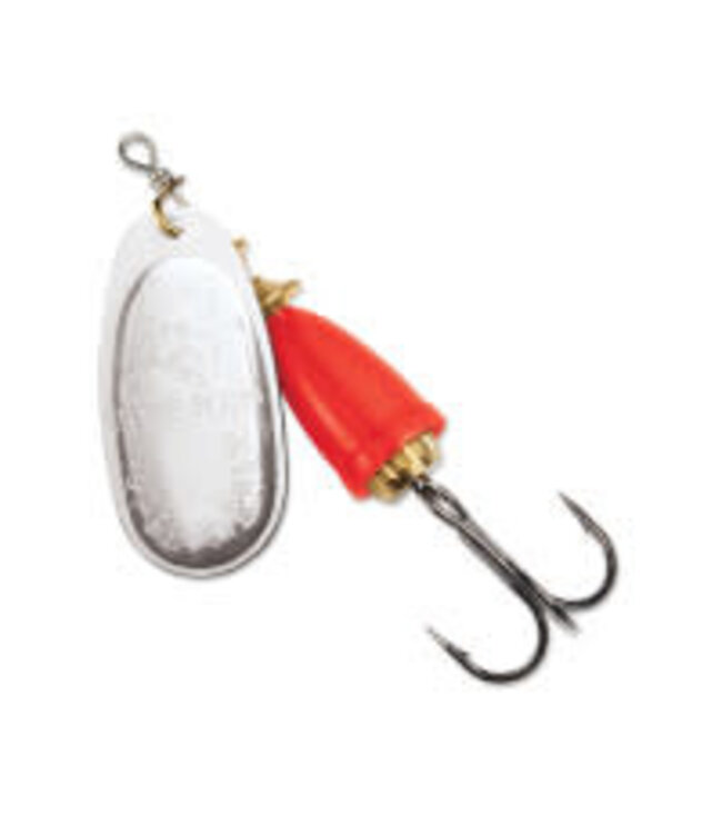 BLUE FOX SUPER VIBRAX #5 7/16oz, SILVER/FL. RED