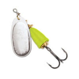 Blue Fox BLUE FOX SUPER VIBRAX #2 3/16OZ, SIL/FLO YELLOW (60-20-112)