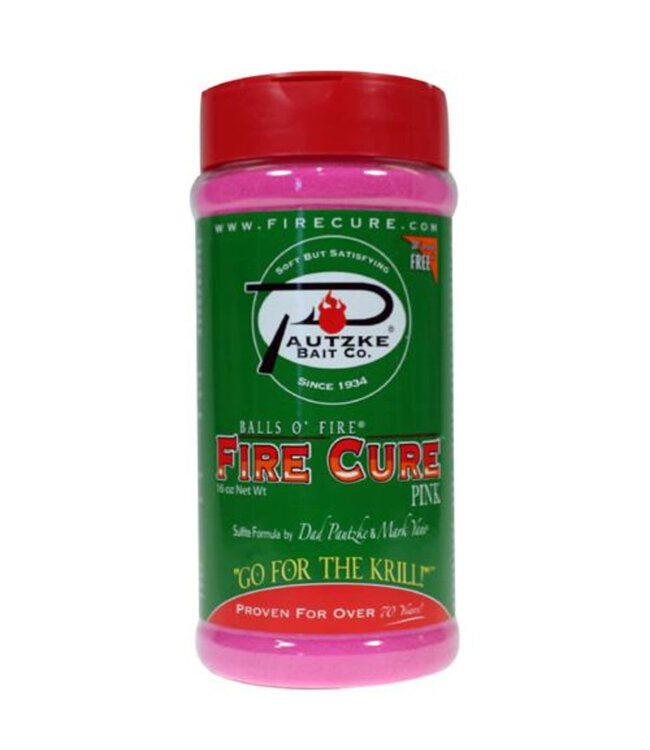 PAUTZKE BAIT CO., INC. Pautzke Bait Fire Cure PINK 16 Oz.