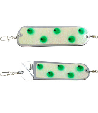 (PC8-839)  PRO-TROLL  PROCHIP 8 FIN FLASHER CHROME BLACK EYED PEAS