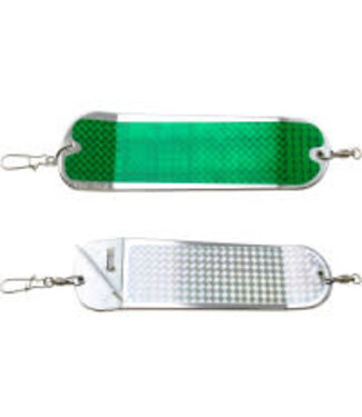 Pro-Troll (PC8-705))  PRO-TROLL PROCHIP 8 FIN FLASHER  CHROME/GREEN SCALE