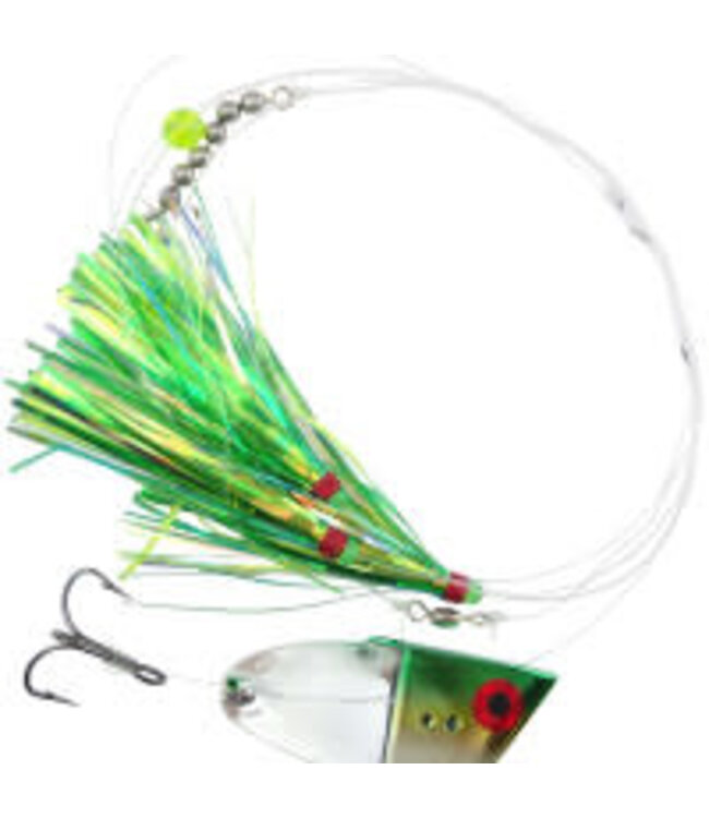 A-TOM-MIK MFG. (ATR-006)  A-TOM-MIK RHYS DAVIS MEAT RIG GREEN CHARTREUSE CHROME