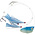 A-TOM-MIK MFG. ATR-008  A-TOM-MIK RHYS DAVIS MEAT RIG BLUE GLOW SPATTER