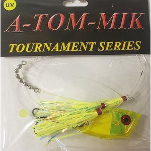 A-TOM-MIK MFG. KING-029 A-TOM-MIK MEAT RIG CHARTREUSE UV