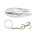 A-TOM-MIK MFG. S-507 A-TOM-MIK TOURNAMENT SERIES TROLLING FLY SHRED WHITE MIRAGE