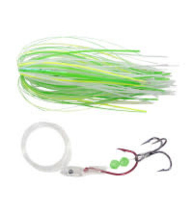 A-TOM-MIK MFG. T-166  A-TOM-MIK TOURNAMENT SERIES TROLLING FLY GREEN TIGER