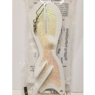 DREAMWEAVER LURE COMPANY (SD70001L-10) SPIN DOCTOR FLASHER 10" WHITE DOUBLE CRUSH