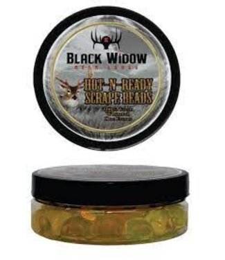 BLACK WIDOW DEER LURES black widow deer lures hot n ready scrape beads