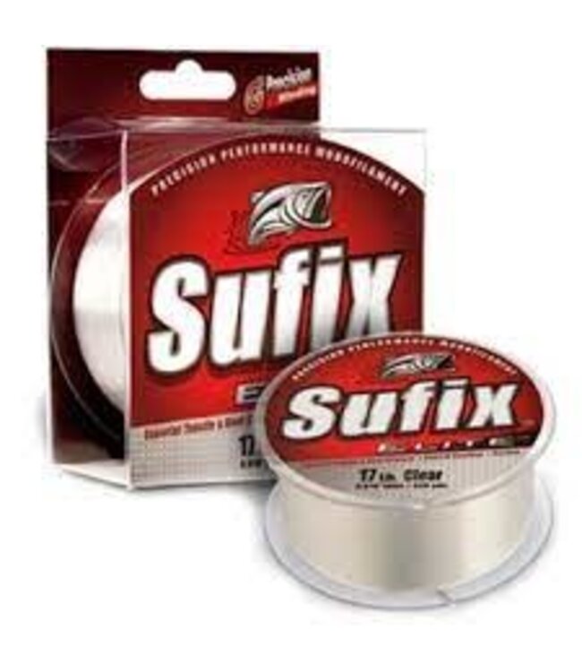 SUFIX 8# ELITE MONOFILAMENT LINE - CLEAR 330YD