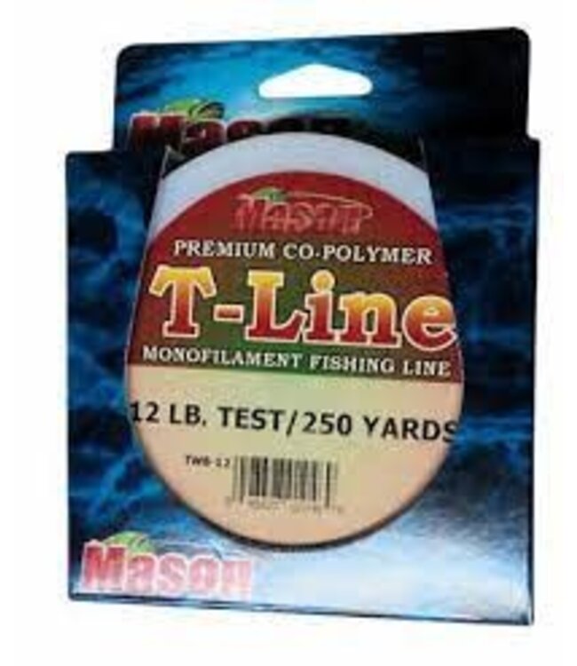 MASON TACKLE CO. Mason T-Line Monofilament 250 YD