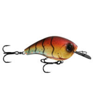 13 Fishing Jabber Jaw - Hybrid Squarebill Crankbail - 2.3"" - 1/2oz - Fire and Ice Craw