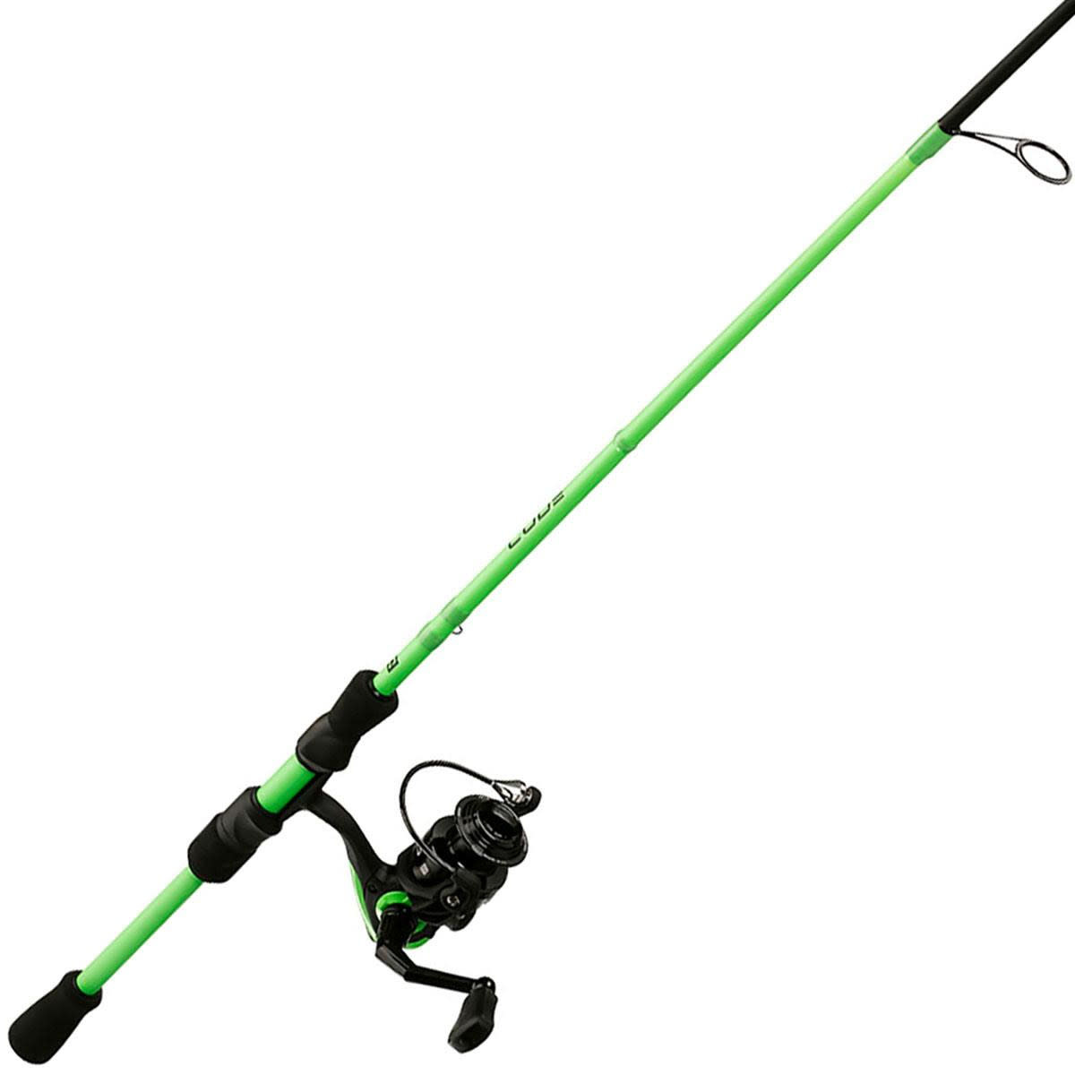 13 Fishing 13 Fishing Code Neon - 6'7 ML Spinning Combo (2000 Size Reel) - 2  pc - All Seasons Sports