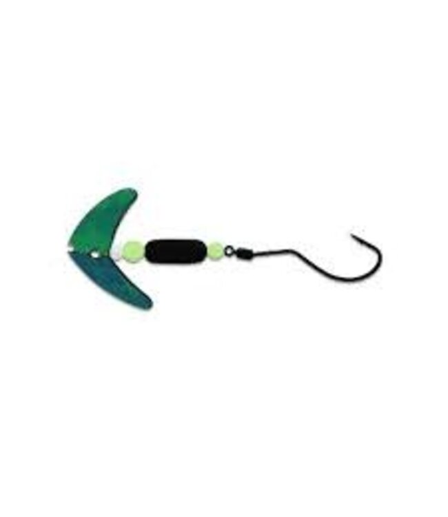 Mack's Lure Inc. Smile Blade Spindrift Walleye 6' Motor Oil/Black  63359