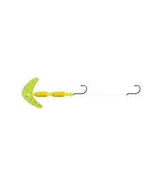 (60055) Macks Lure Cha Cha Crawler Rig, (2) #4 Hooks, 72# Leader, 1.5