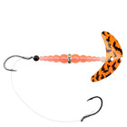 Mack's Lure Double Whammy Walleye Spinner Rig, Orange Black  21205