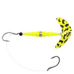 Mack's Lure Macks Lure 21208 Double Whammy Walleye Spinner Rig, Chartreuse