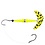 Mack's Lure Macks Lure 21208 Double Whammy Walleye Spinner Rig, Chartreuse