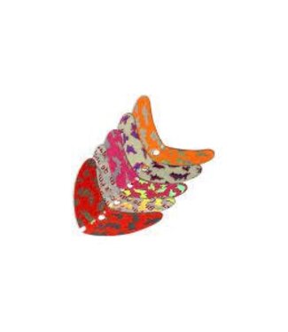 (65240) Macks Lure Smile Blade, 1.1" Assorted Tiger, 5/Pack