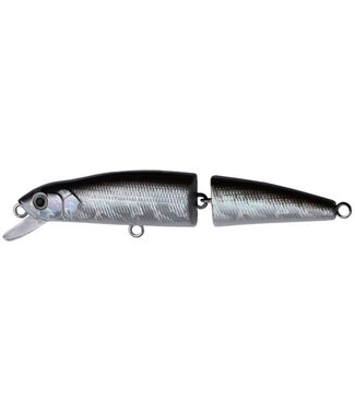 Challenger Lures CHALLENGER JR JOINTED MINNOW 3 1/2” 5/16 OZ SILVER/BLACK (MG008-034)