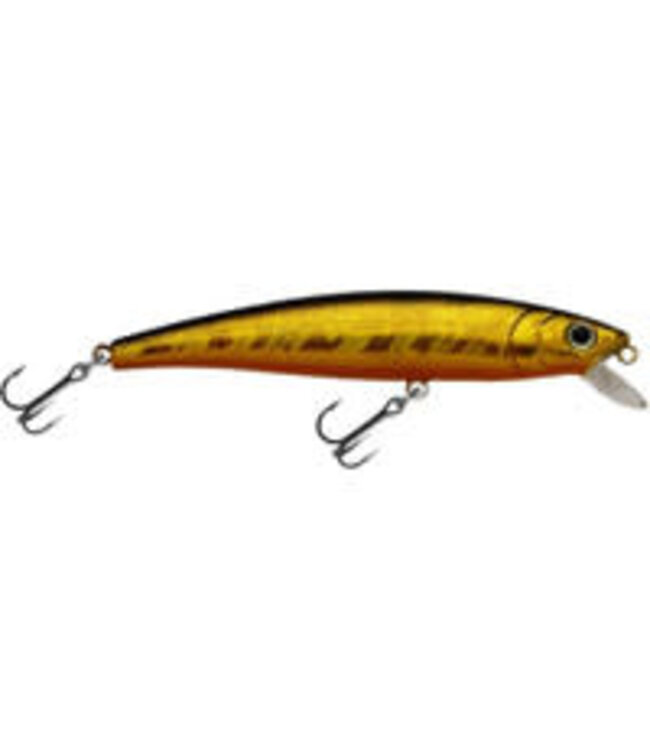 Challenger Lures JL120-046 CHALLENGER JR. MINNOW 3-1/2” 5/16 OZ GOLD/ORNG BELLY/BLK BACK