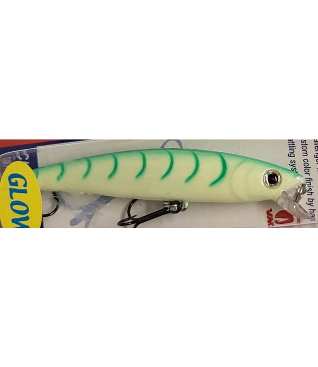 Challenger Lures JL120-T07  CHALLENGER JR. MINNOW 3-1/2" 5/16 OZ GREEN GLOW