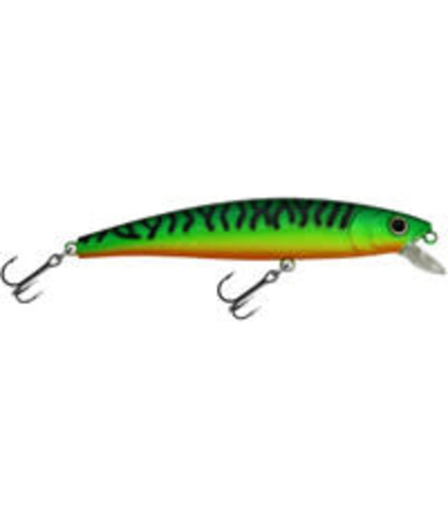 Challenger Lures JL120-T08  CHALLENGER JR. MINNOW 3-1/2" 5/16 OZ HOT TIGER